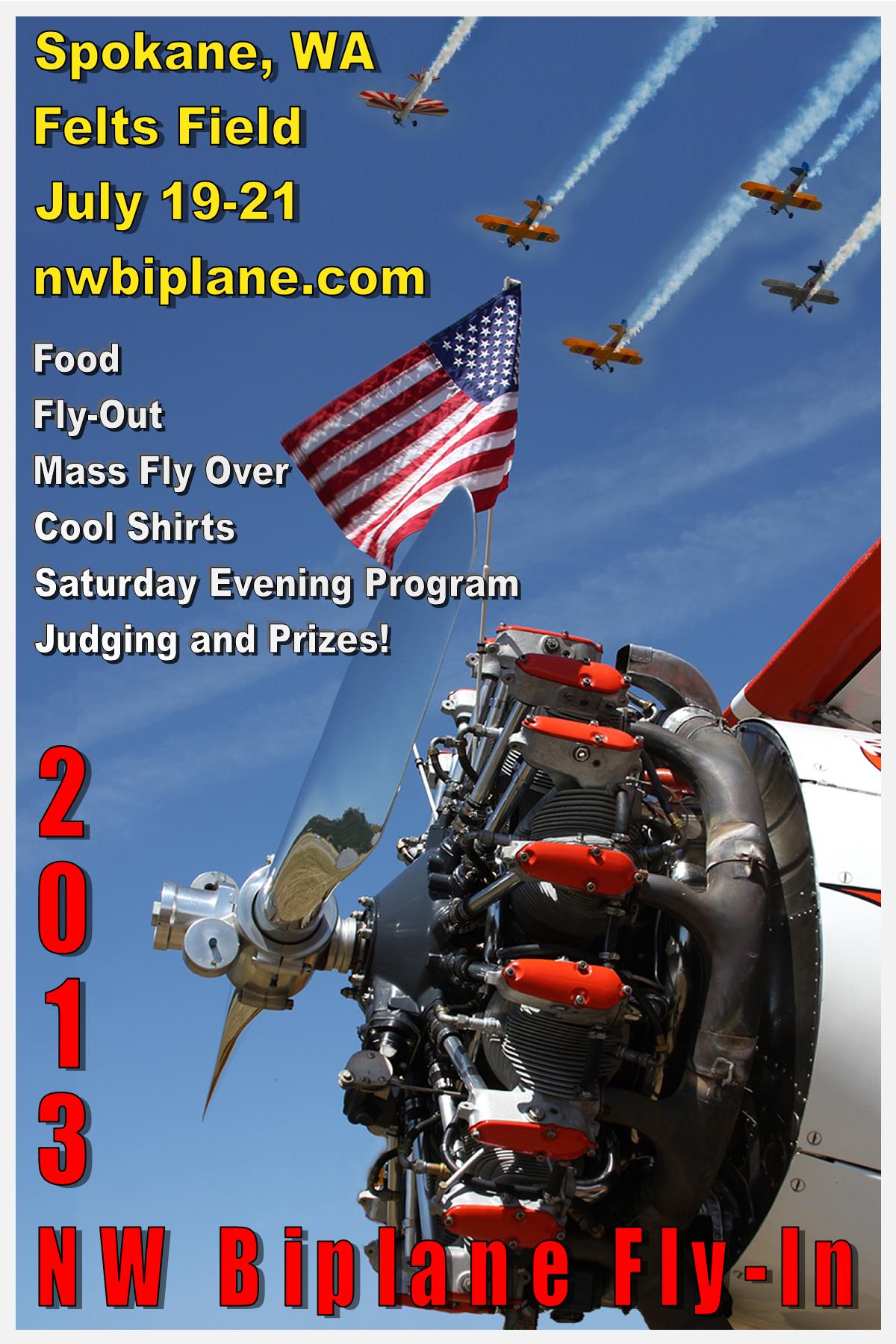 2013 NW Biplane Fly-In, Spokane Felts Field, WA